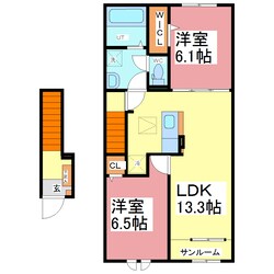 兆　Ⅱの物件間取画像